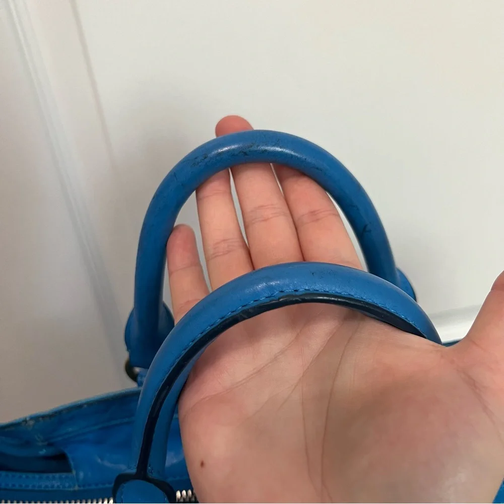 Marc by Marc Jacobs Blue Leather Hobo Tote